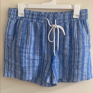 Lou & Grey Blue and White Striped Shorts